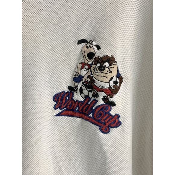 Vintage 1994 World Cup USA Looney Tunes Soccer Futbol Shirt Top Sz XL - Picture 2 of 7